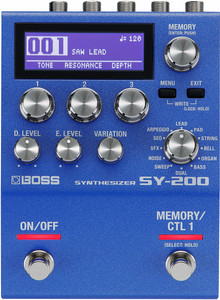 Boss SY-200 Synthesizer Effects Pedal Boss SY-200 Synthesizer Effects Pedal