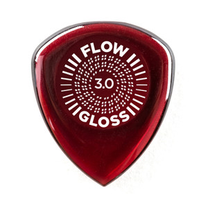 Dunlop Flow Gloss Pick 3.0mm 3 Pack Dunlop Flow Gloss Pick 3.0mm 3 Pack