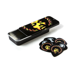 Dunlop Jimi Hendrix Aura Mandala Pick Tin 6 Pack Dunlop Jimi Hendrix Aura Mandala Pick Tin 6 Pack