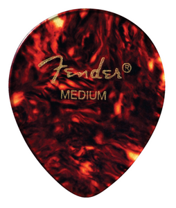 Fender 347 Shape Tortoise Shell Medium Picks 12 Pack Fender 347 Shape Tortoise Shell Medium Picks 12 Pack
