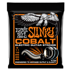 Ernie Ball Hybrid Slinky Cobalt Electric Guitar Strings 9-46 Gauge Ernie Ball Hybrid Slinky Cobalt Electric Guitar Strings 9-46 Gauge