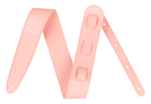 Fender 2.5" Vegan Microfiber Leather Strap Shell Pink Fender 2.5" Vegan Microfiber Leather Strap Shell Pink