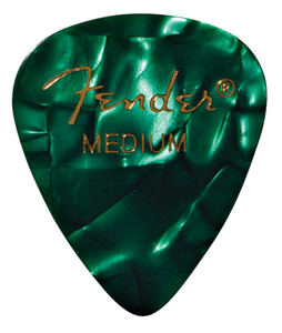 Fender Premium Celluloid 351 Medium Green Moto Picks 12 Pack Fender Premium Celluloid 351 Medium Green Moto Picks 12 Pack
