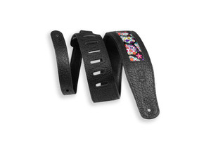 Levy’s M26CAL-002 Calaca Black Leather 2.5″ Strap Eyes Levy’s M26CAL-002 Calaca Black Leather 2.5″ Strap Eyes