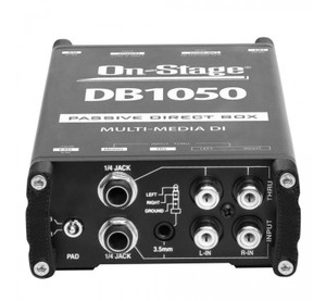 On-Stage DB1050 Passive Multimedia DI Box On-Stage DB1050 Passive Multimedia DI Box