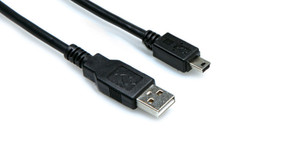 Hosa Type A to Mini-B High Speed USB Cable Hosa Type A to Mini-B High Speed USB Cable