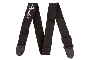 Fender Logo 2" Strap Black w/ Gray Logo Fender Logo 2" Strap Black w/ Gray Logo