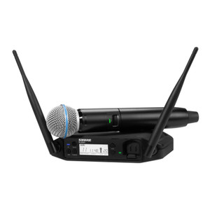 Shure GLXD24+/B58 Digital Wireless Handheld System w/ BETA58A Vocal Microphone Shure GLXD24+/B58 Digital Wireless Handheld System w/ BETA58A Vocal Microphone