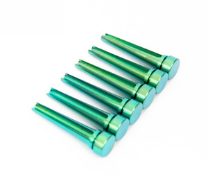 FU-Tones Titanium Acoustic Bridge Pins Green FU-Tones Titanium Acoustic Bridge Pins Green