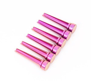 FU-Tones Titanium Acoustic Bridge Pins Purple FU-Tones Titanium Acoustic Bridge Pins Purple
