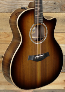 Island  Music 15 Year Anniversary Taylor Custom Old Growth GA Acoustic/Electric Guitar Shaded Edge Burst w/ Case
