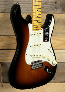 Fender American Professional II Stratocaster Electric Guitar Anniversary 2-Color Sunburst w/ Case & Maple Fretboard