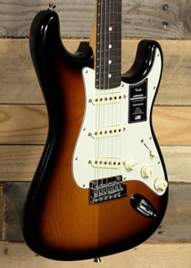 Fender American Professional II Stratocaster Electric Guitar Anniversary 2-Color Sunburst w/ Case & Rosewood Fretboard