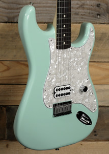 Fender Tom Delonge Stratocaster Electric Guitar Surf Green  w/ Gigbag