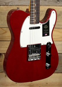 Fender American Vintage II 1963 Telecaster Electric Guitar Crimson Red Transparent w/  Case