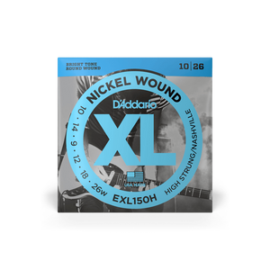 D'Addario High Strung/Nashville Electric Guitar Strings - 10-26