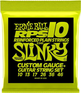 Ernie Ball Regular Slinky RPS Nickel Wound Electric Guitar Strings 10-46 Gauge Ernie Ball Regular Slinky RPS Nickel Wound Electric Guitar Strings 10-46 Gauge