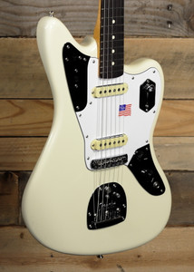 Fender Johnny Marr Jaguar Electric Guitar Olympic White w/  Case