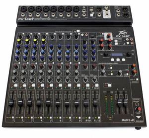 Peavey PV 14 BT Mixer with Bluetooth and Effects Peavey PV 14 BT Mixer with Bluetooth and Effects