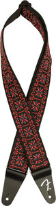 Fender Pasadena Woven Strap - Lattice Red - 2" Fender Pasadena Woven Strap - Lattice Red - 2"