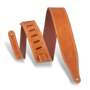 Levy's Butter Double Stitch Guitar Strap - Tan Levy's Butter Double Stitch Guitar Strap - Tan