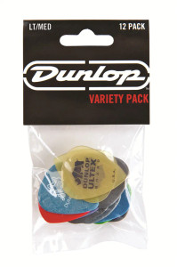 Dunlop Light/Medium Variety Pack - 12 picks Dunlop Light/Medium Variety Pack - 12 picks