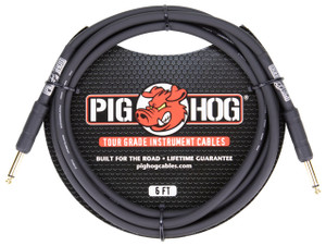 Pig Hog 6ft 1/4 - 1/4 8mm Inst. Cable PH6