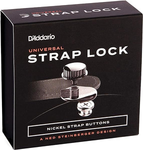 D'Addario Universal Strap Lock System - Nickel