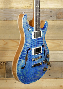 PRS McCarty 594 Hollowbody II Electric Guitar Faded Blue Jean w/  Case