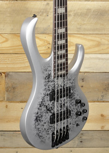 Ibanez BTB25TH5 5-String Bass Silver Blizzard Matte