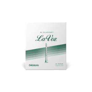 D'ADDARIO La Voz Bb Clarinet Reeds - Soft - 10 Pack