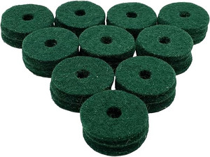 Ahead Wool Cymbal Felts - Green - 10 Pack