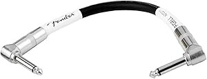 FENDER 6" PATCH CABLE BLACK