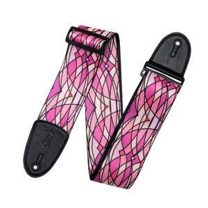 Levy's Stained Glass Polypropylene Strap - Pink - 3" Wide Levy's Stained Glass Polypropylene Strap - Pink - 3" Wide