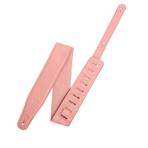 LEVY'S Pastel Leather Gtr Strap - Salmon - 2.5" Wide LEVY'S Pastel Leather Gtr Strap - Salmon - 2.5" Wide