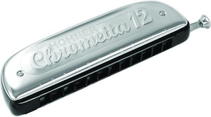 Hohner Chrometta 12 Harmonica - Key of C - Island Music Co