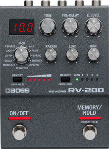 Boss RV-200 Reverb Effects Pedal Boss RV-200 Reverb Effects Pedal