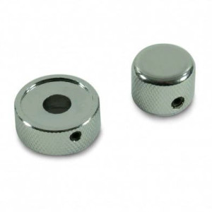 WD Knob For Concentric Potentiometers - Chrome (Set of 2) WD Knob For Concentric Potentiometers - Chrome (Set of 2)