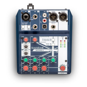 Soundcraft Notepad-5 Small-Format Analog Mixing Console Soundcraft Notepad-5 Small-Format Analog Mixing Console