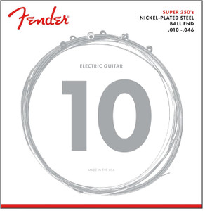 Fender Super 250's Nickel-Plated Steel Guitar Strings 10-46