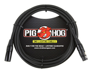 Pig Hog 10ft DMX Lighting Cable Pig Hog 10ft DMX Lighting Cable
