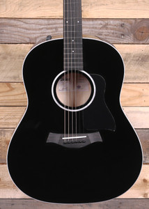 Taylor 217e-BLK Plus Acoustic/Electric Guitar Black w/ Case