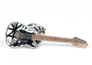 EVH Black & White "78" Guitar Enamel Pin EVH Black & White "78" Guitar Enamel Pin