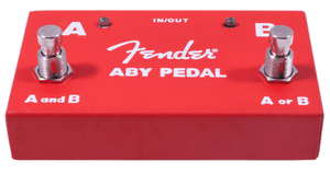 FENDER 2-Switch ABY Pedal - Red