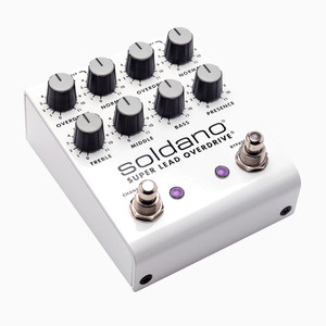 Soldano Super Lead Overdrive Plus Pedal2-channel Overdrive/Distortion Guitar Pedal with Channel Footswitch, 3-band EQ, Presence, and Deep Soldano Super Lead Overdrive Plus Pedal2-channel Overdrive/Distortion Guitar Pedal with Channel Footswitch, 3-band EQ, Presence, and Deep