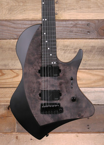 Abasi Legion Larada 6 Electric Guitar Charcoal Burl w/ Case "Excellent Condition"