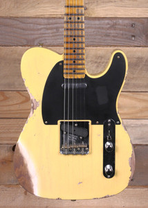 Fender 1951 Nocaster Heavy Relic Electric Guitar Faded Aged Nocaster Blonde w/ Case