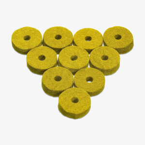 AHEAD Wool Cymbal Felts - Yellow