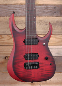 Ibanez RGD721FA 7-String Electric Guitar Stained Wine Red Burst Flat