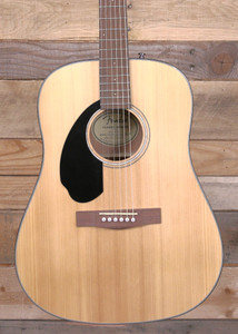 Fender CD-60S Left-Hand Acoustic Guitar Natural "Good Condition"